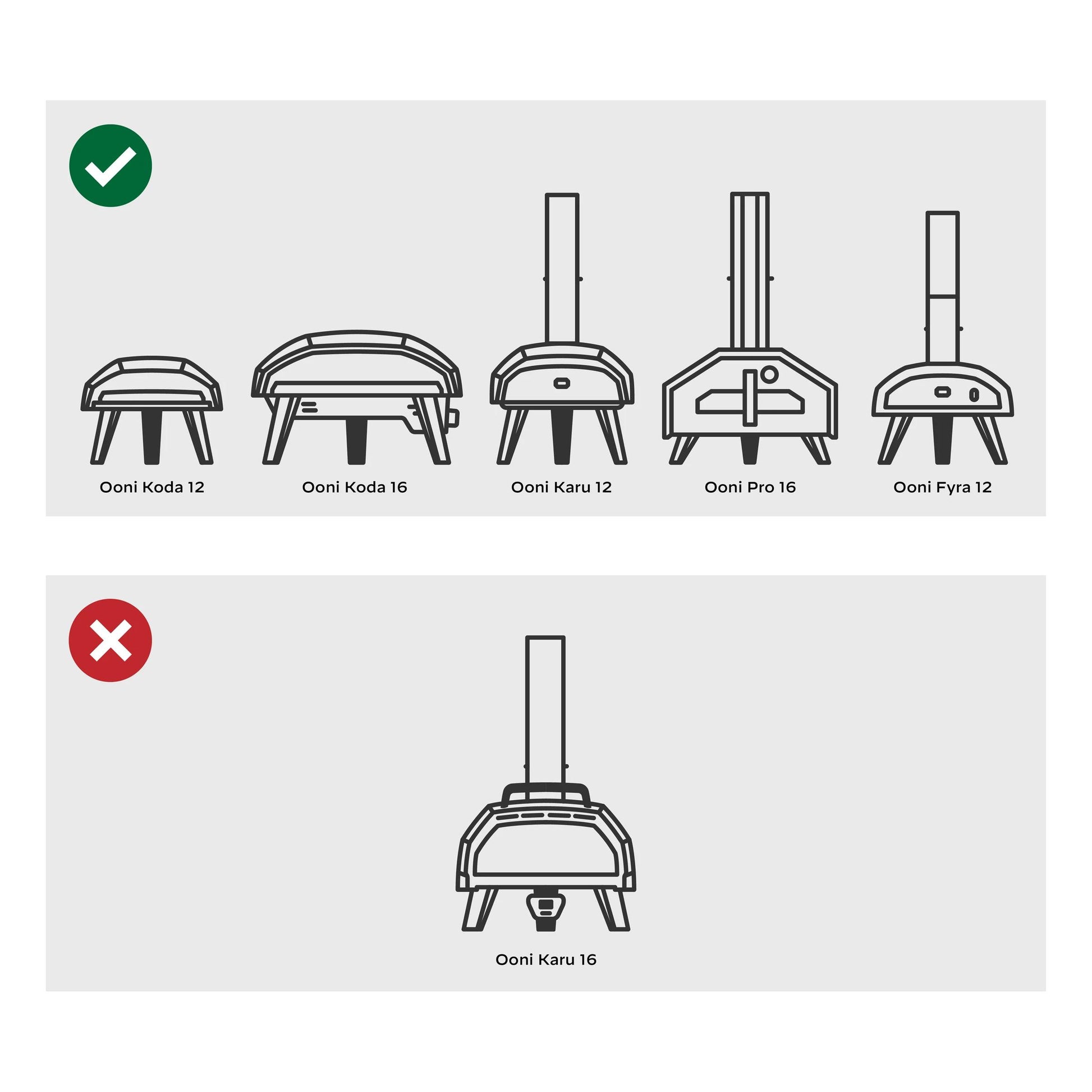 Ooni Shoes for Ooni Pizza Ovens (3 Pack) UU-P0B800 IMAGE 3
