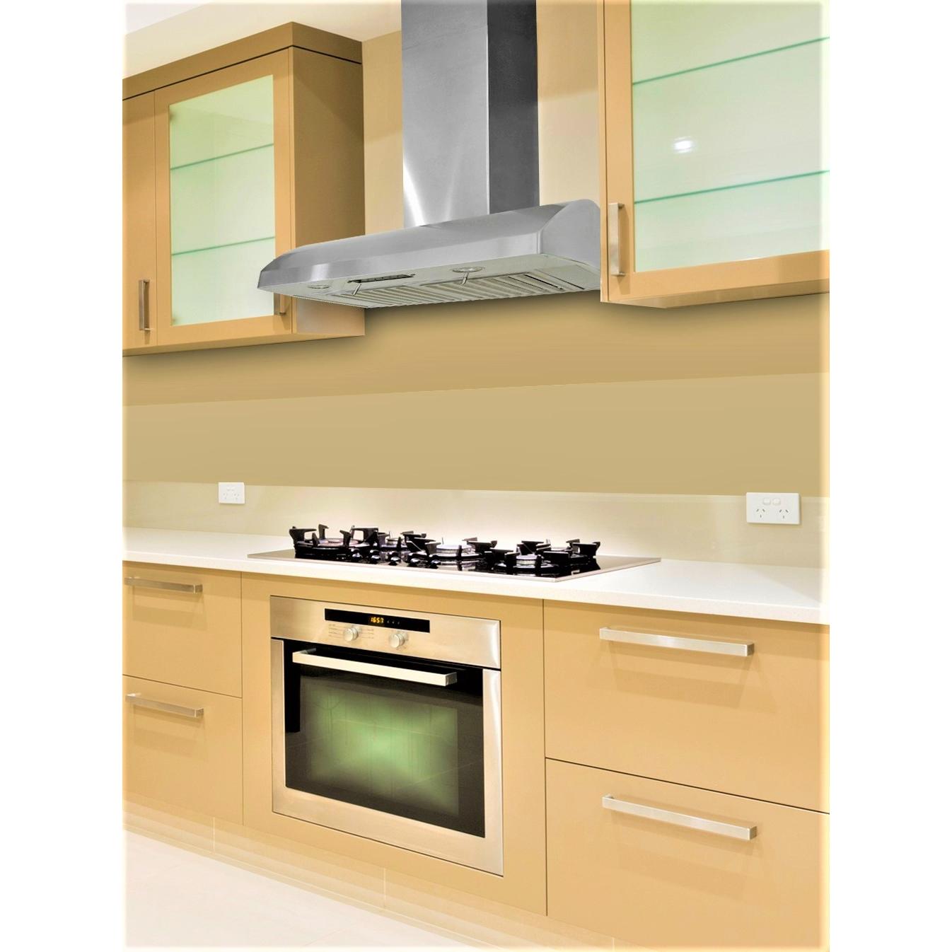 Kobe 30-inch Premium CH22 Series Wall Mount Hood CH2230SQB6-WM-XX IMAGE 3
