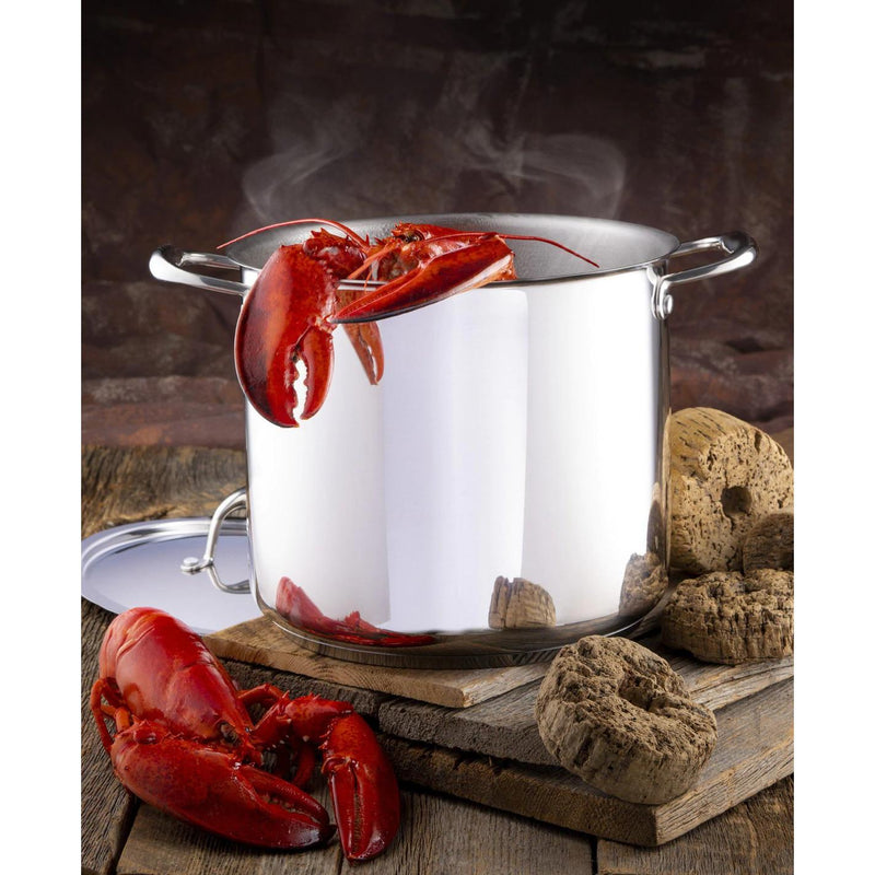 Meyer Accolade Stainless Steel 9L Stock Pot with cover 2201-24-09 IMAGE 4