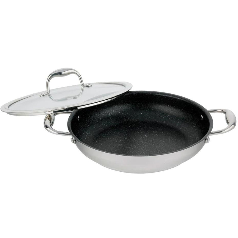 Meyer Accolade Stainless Steel 28cm/11" Everyday Pan Non Stick Skillet with cover 2212-28-00 IMAGE 1
