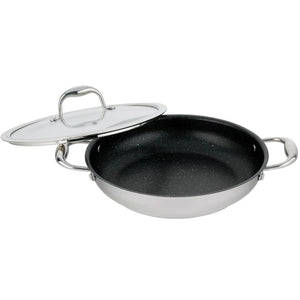 Meyer Accolade Stainless Steel 32cm/12.5" Everyday Pan Non Stick Skillet with cover 2212-32-00 IMAGE 1