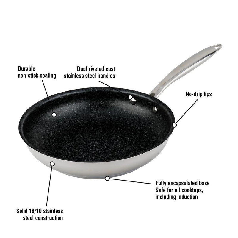 Meyer Accolade Stainless Steel 20cm/8" Non Stick Fry Pan Skillet 2217-20-00 IMAGE 5