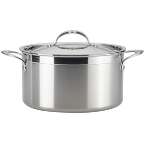 Hestan Professional Clad Stainless Steel Stockpot (8-Quart) 31567 IMAGE 1