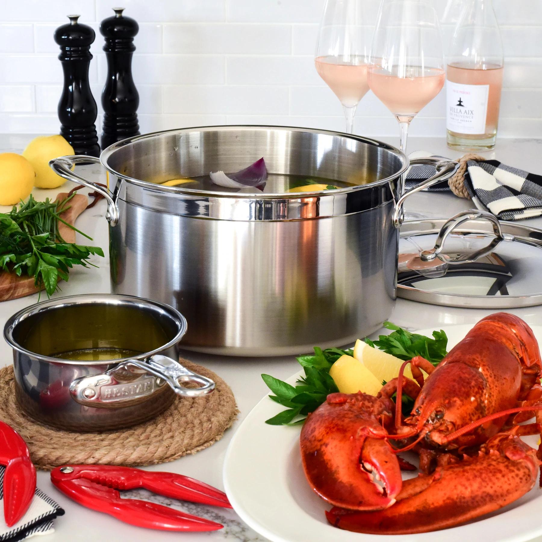 Hestan Professional Clad Stainless Steel Stockpot (8-Quart) 31567 IMAGE 4