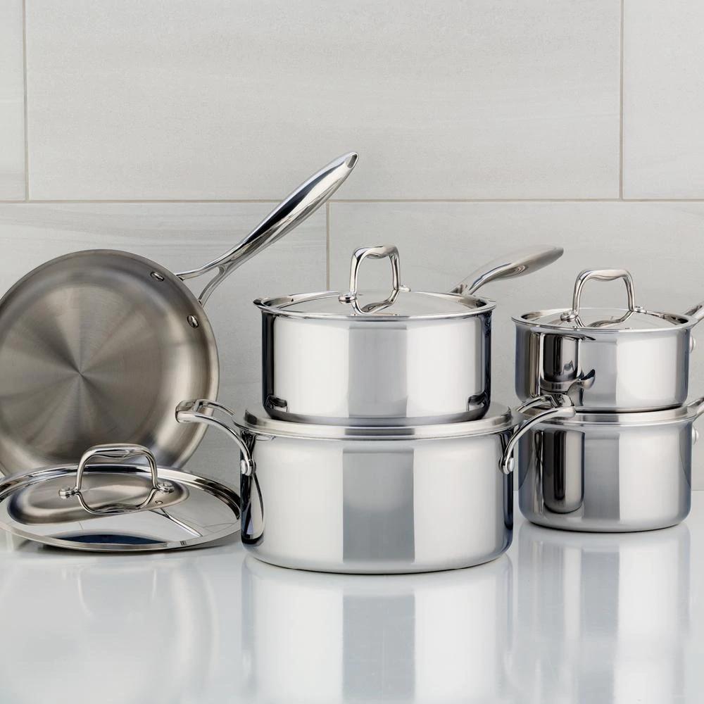 Meyer SuperSteel Tri-Ply Clad Stainless Steel 10-Piece 3501-10-00 IMAGE 1