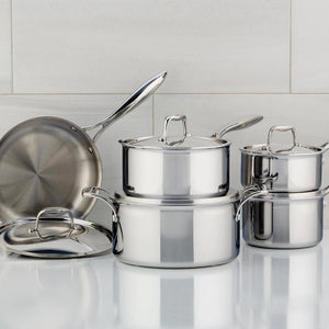 Meyer SuperSteel Tri-Ply Clad Stainless Steel 10-Piece 3501-10-00 IMAGE 1