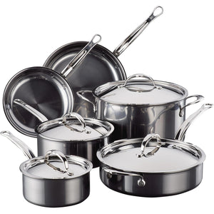 Hestan 10-Piece Titanium Ultimate Cookware Set 60034 IMAGE 1