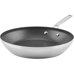 KitchenAid 3-Ply Base Stainless Steel Nonstick Frying Pan (12-Inch) 71010 IMAGE 1