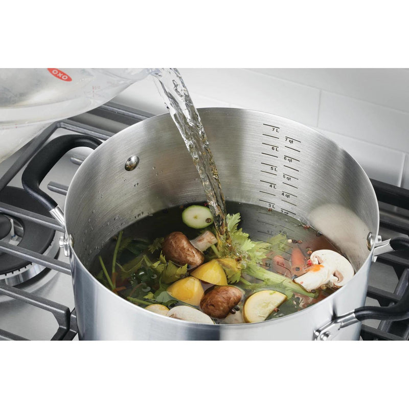 KitchenAid Stainless Steel Stockpot with Measuring Marks and Lid (8-Quart) 71022 IMAGE 4