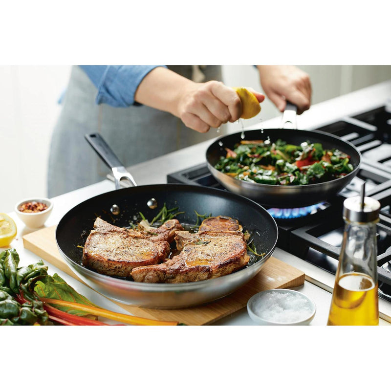 KitchenAid Stainless Steel Nonstick Frying Pan Set, 2-Piece 71023 IMAGE 7