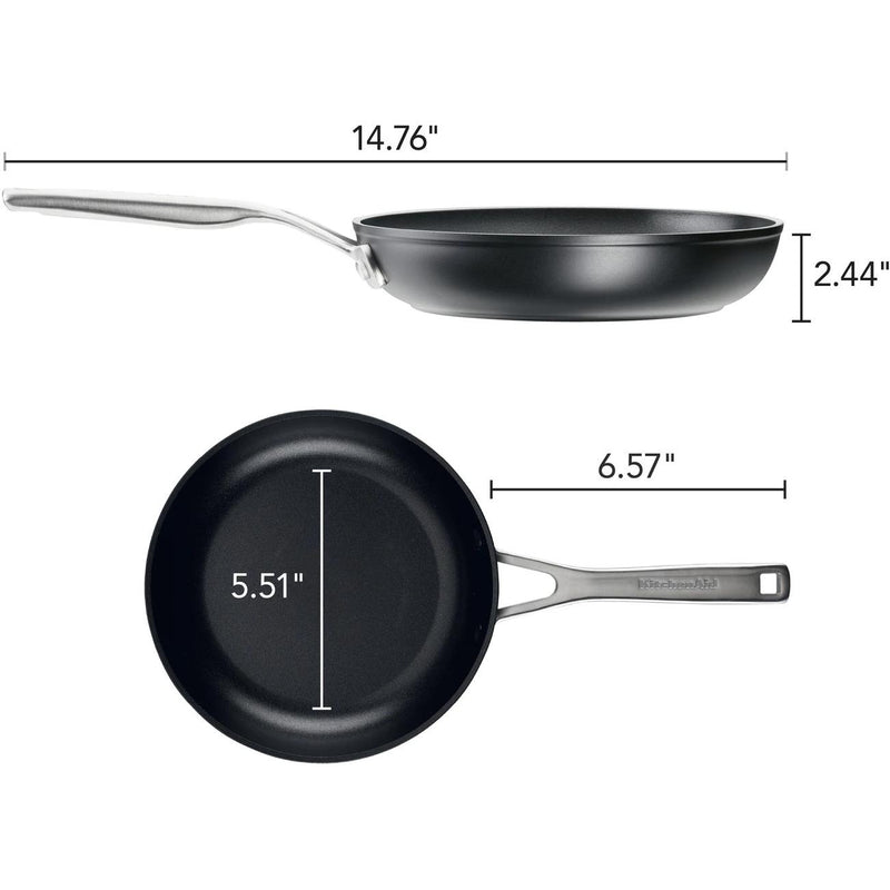 KitchenAid Hard-Anodized Induction Nonstick Frying Pan, 8.25-Inch 80121 IMAGE 2