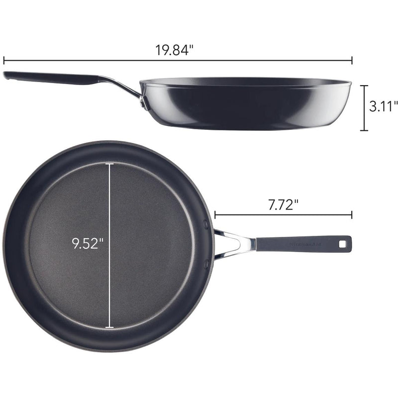 KitchenAid Hard Anodized Nonstick Frying Pan, 12.25-Inch 84802 IMAGE 2