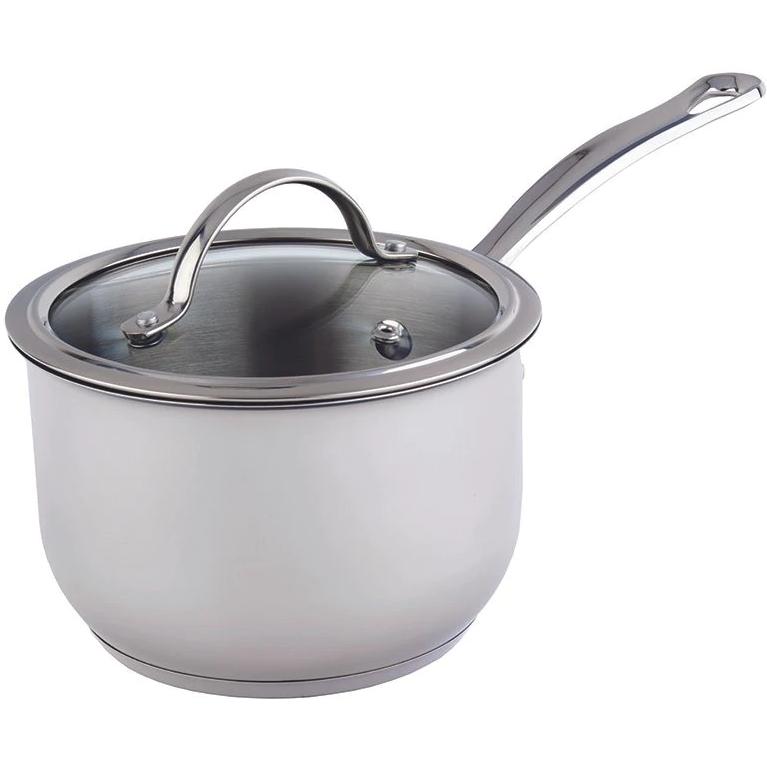 Meyer Nouvelle Stainless Steel 2.1L Saucepan with Tempered Glass Lid 8506-16-21 IMAGE 1