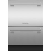 Fisher & Paykel 24-inch Built-in Double Drawer Dishwasher with Wi-Fi Capability DD24DTX6PX1 IMAGE 1