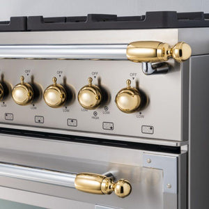 Bertazzoni Gold Décor Set for Range and Hood DSHERTKHGO IMAGE 1