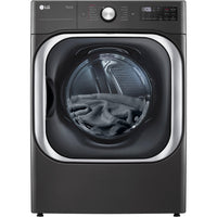 LG 9.0 Cu. Ft. Electric Dryer with Steam and Built-In Intelligence DLEX8900B IMAGE 1