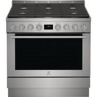 Electrolux 36-inch Freestanding Gas Range with Convection Technology ECFG3668AS IMAGE 1