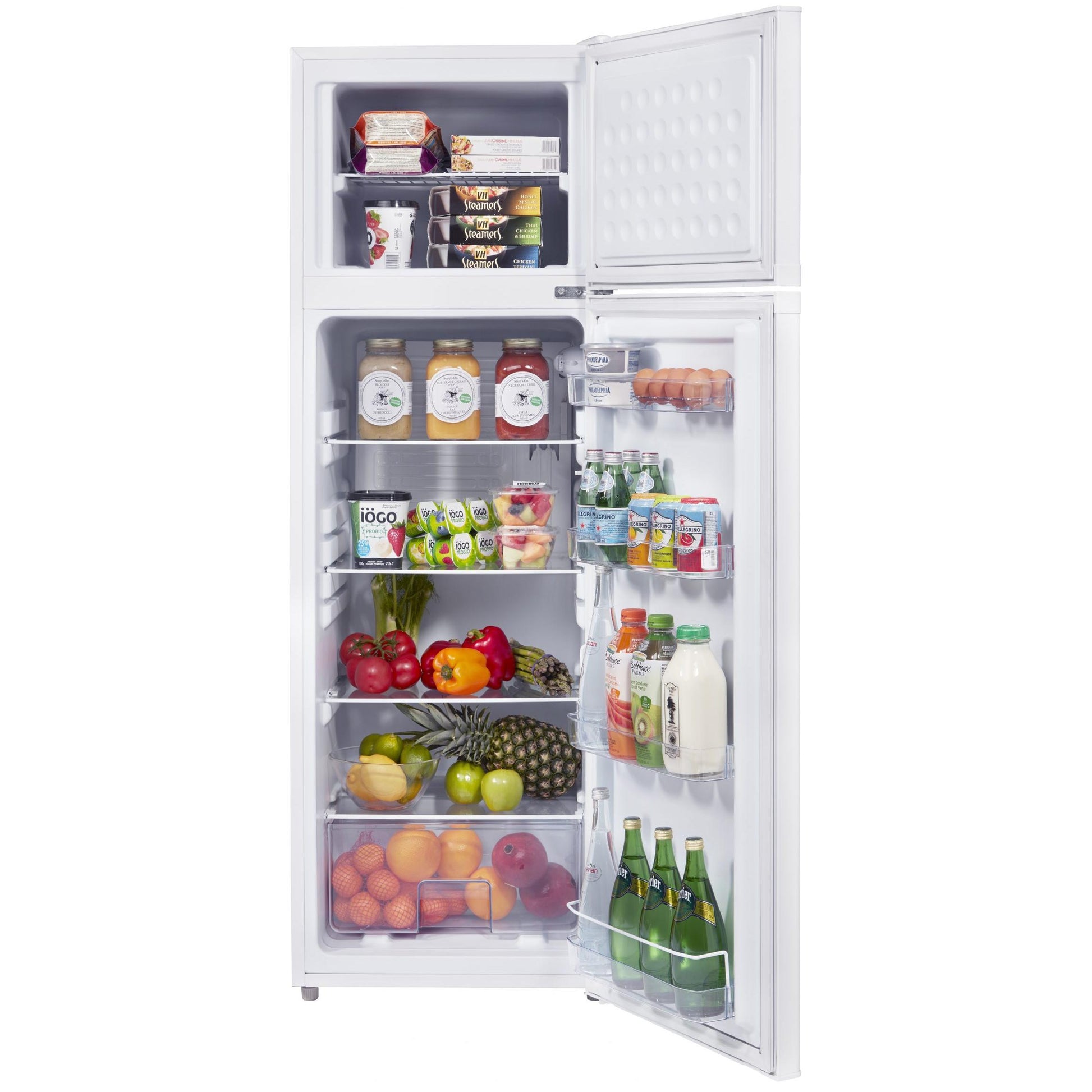 Unique 21.4-inch, 9 cu.ft. Freestanding Top Freezer Solar Powered DC Refrigerator UGP-260L1 W IMAGE 4