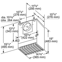 Thermador 600 CFM External Hood Blower VTR1FZ IMAGE 2