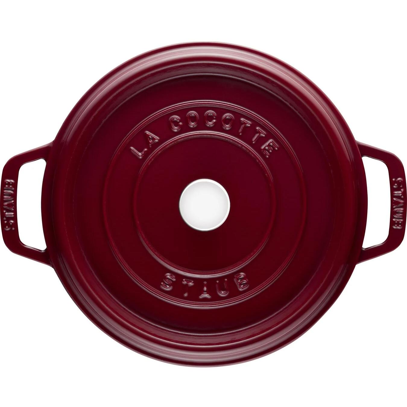 Staub 5.25L Cast Iron Round Cocotte 40502-277 IMAGE 2