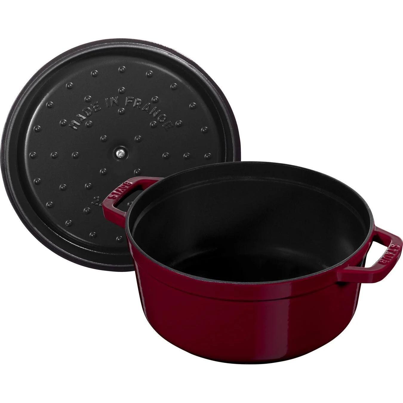 Staub 5.25L Cast Iron Round Cocotte 40502-277 IMAGE 3