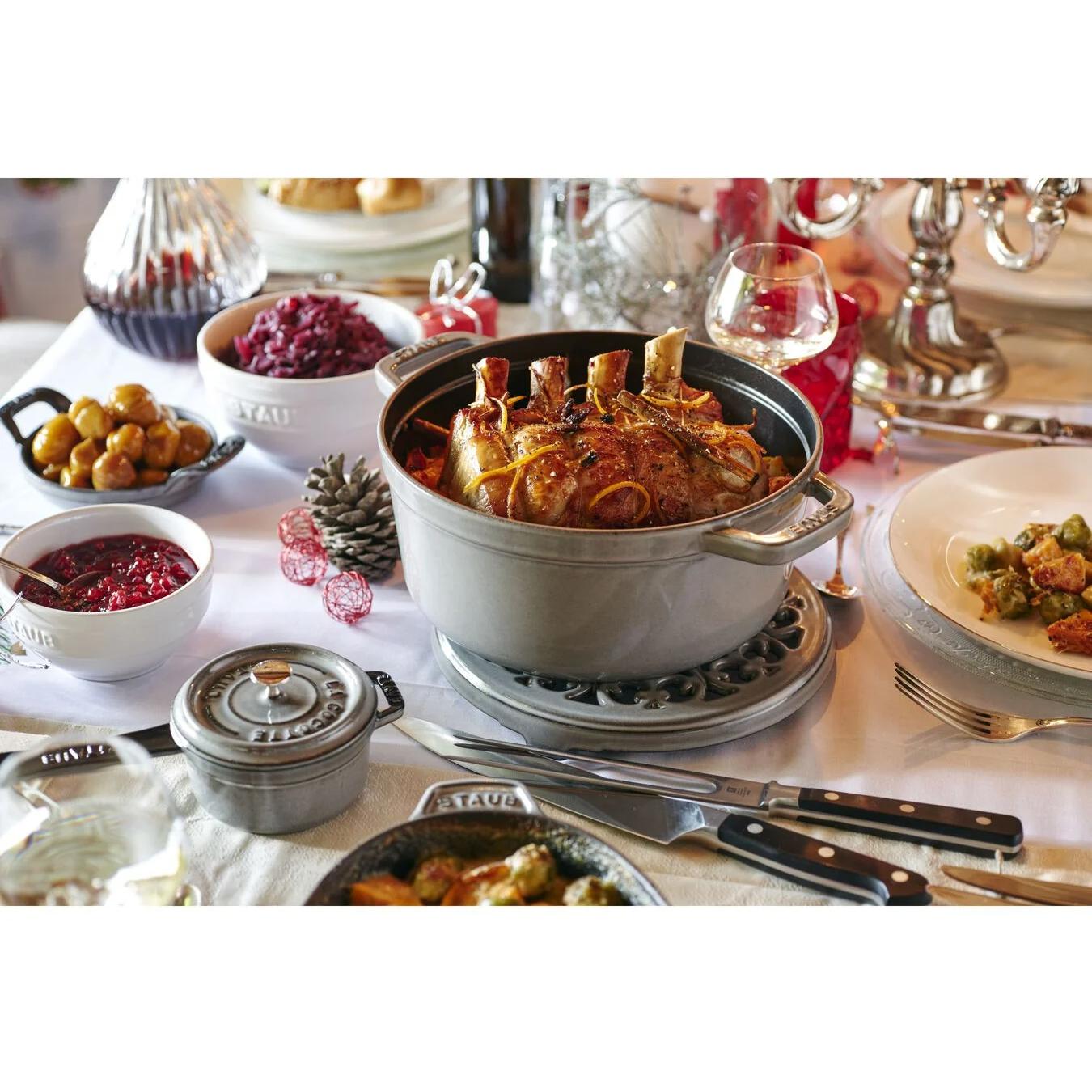 Staub 8.4L Cast Iron Round Cocotte 40509-862 IMAGE 7