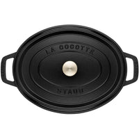 Staub 5.5L Cast Iron Oval Cocotte 40509-319 IMAGE 2