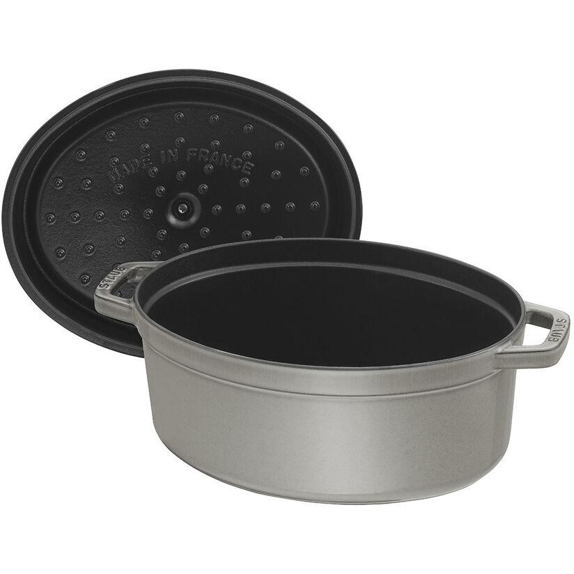 Staub 6.75L Cast Iron Oval Cocotte 40509-324 IMAGE 3