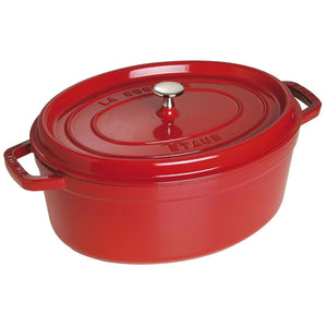 Staub 8L Cast Iron Oval Cocotte 40509-876 IMAGE 1