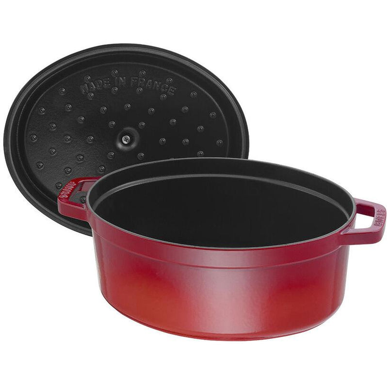 Staub 8L Cast Iron Oval Cocotte 40509-876 IMAGE 2