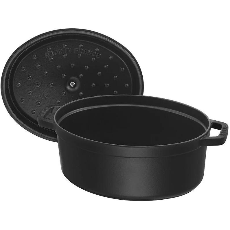 Staub 8L Cast Iron Oval Cocotte 40509-370 IMAGE 3