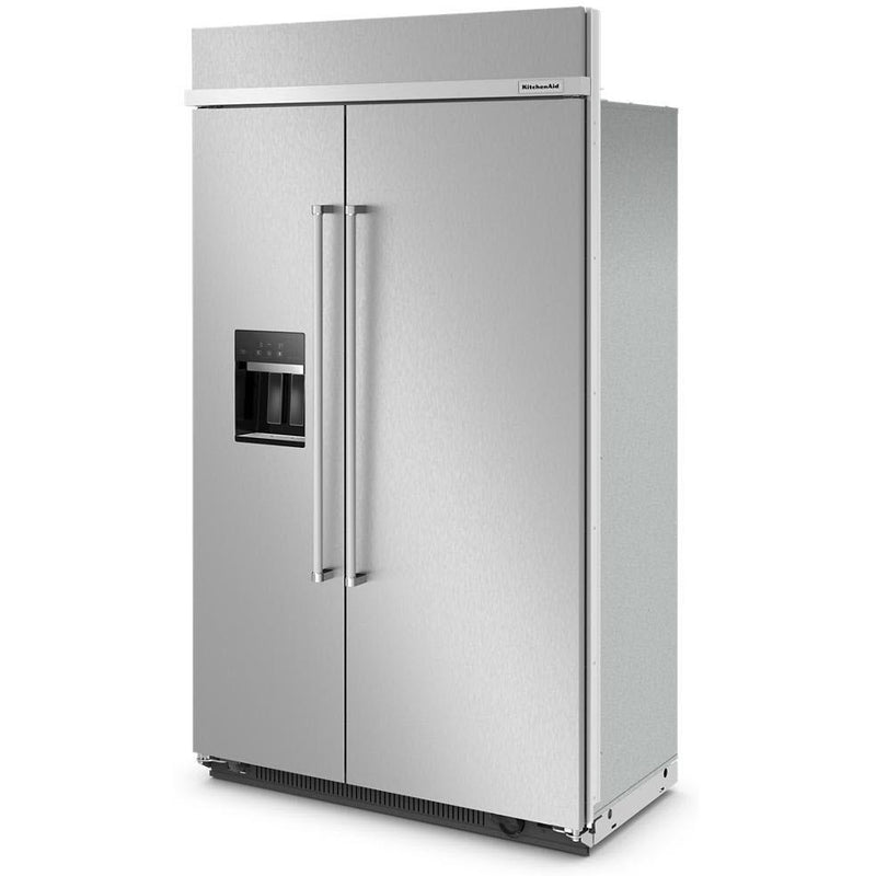 KitchenAid 48-inch, 19.4 cu. ft. Built-in Side-by-Side Refrigerator with External Water and Ice Dispensing System KBSD708MPS IMAGE 5