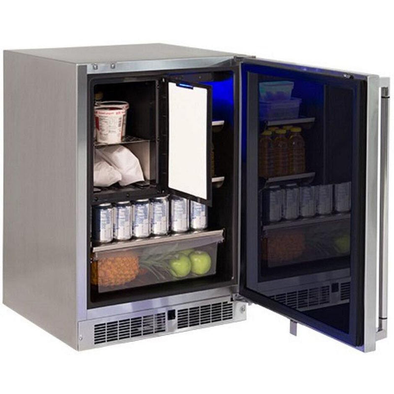 Lynx 24-inch Professional Outdoor Compact Refrigerator/Freezer LN24REFCR IMAGE 1
