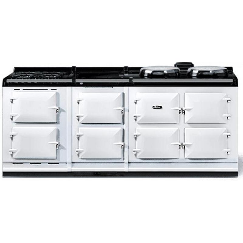 AGA 83-inch Freestanding Dual Fuel Range with Warming Plate AER7783WGWHT IMAGE 1