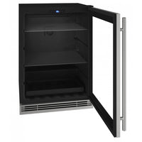 U-Line 24-inch Compact Refrigerator with BrightShield™ UHRE124-SG81A IMAGE 3