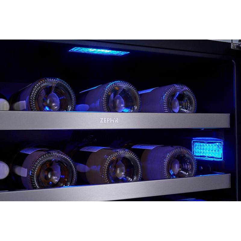 Zephyr Presrv™ Pro 24-inch, 45-bottle Wine Cooler with Dual Zone PRPW24C02AG IMAGE 7