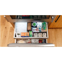 True Residential 36-inch, 22.6 cu. ft. Built-in Bottom Freezer Refrigerator with Ice Maker TR-36RBF-L-SS-A IMAGE 2