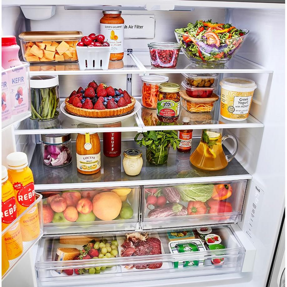 LG 36-inch, 27 cu. ft. Counter-Depth Refrigerator Bottom Freezer Refrigerator LRFLC2706S IMAGE 8