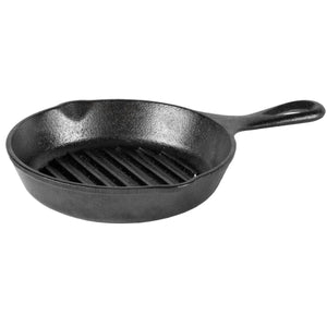 Lodge 6.5 Inch Cast Iron Grill Pan L3GP IMAGE 1