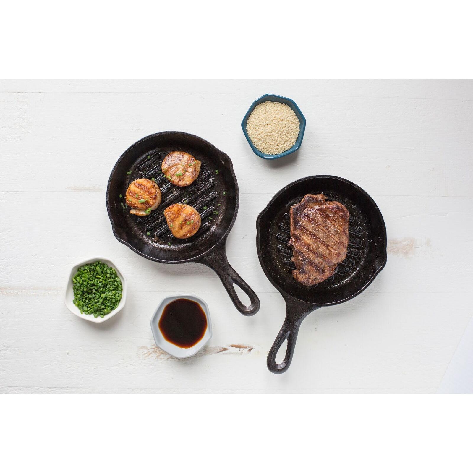 Lodge 6.5 Inch Cast Iron Grill Pan L3GP IMAGE 4