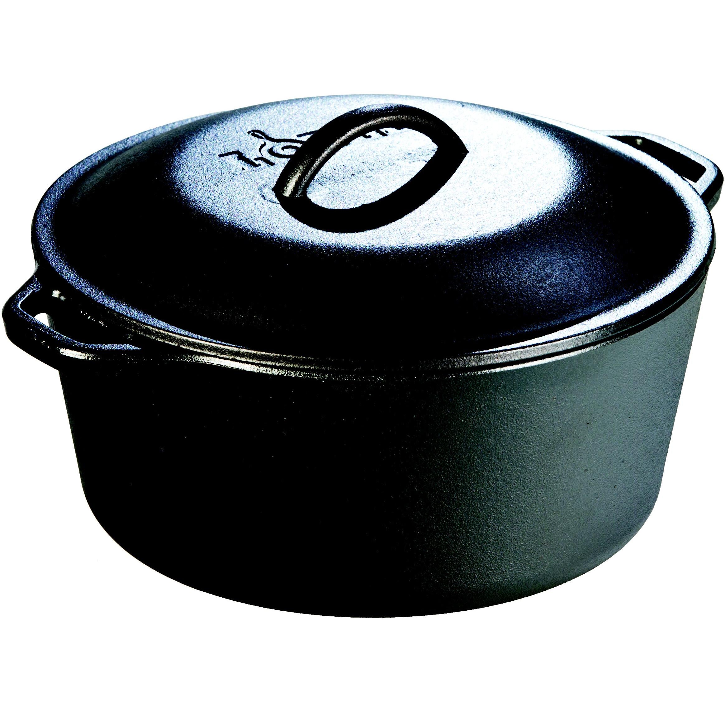 Lodge 5 Quart Cast Iron Dutch Oven L8DOL3 IMAGE 1