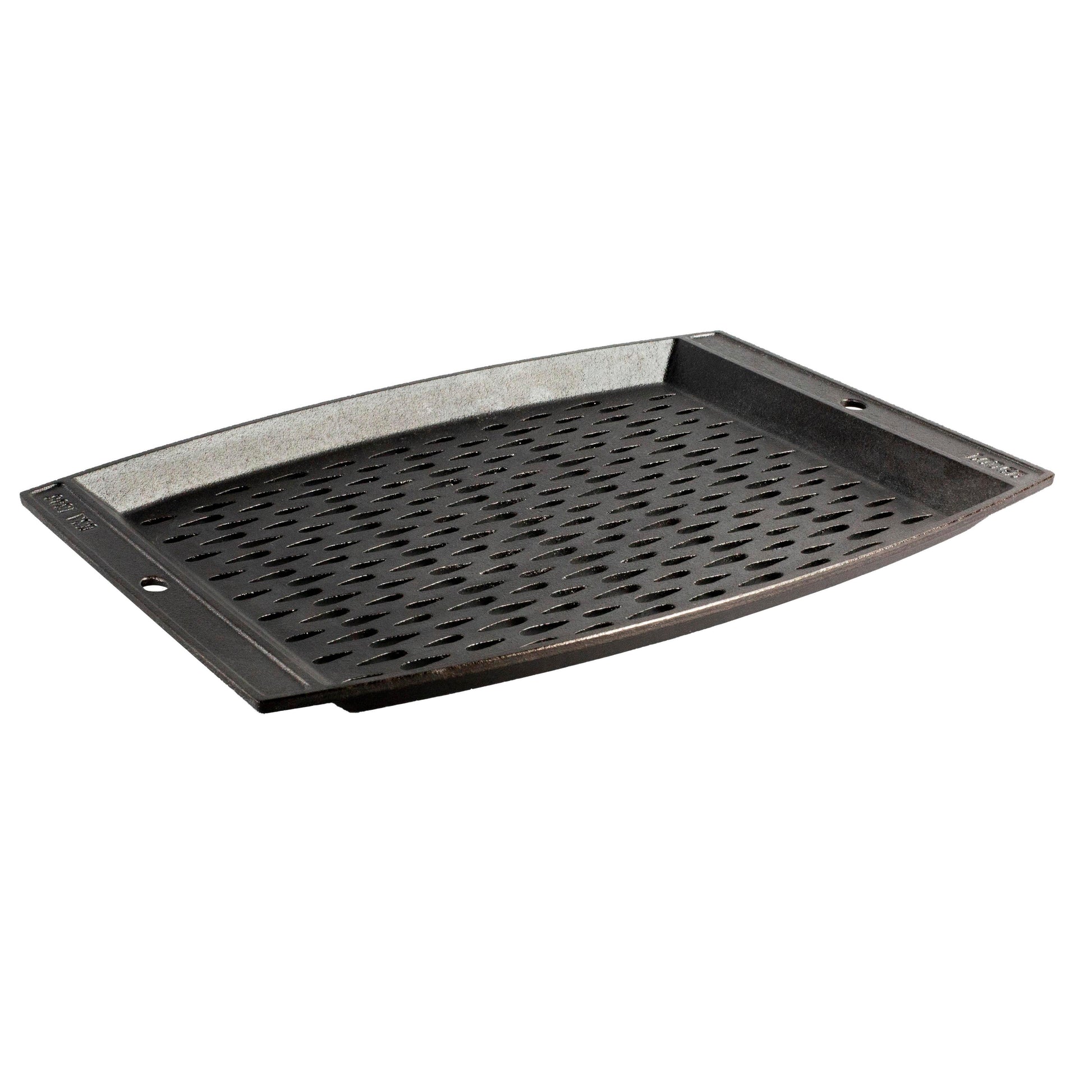 Lodge 15 x 12 Inch Seasoned Cast Iron Grill Topper L15RCGT IMAGE 2
