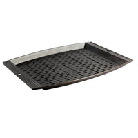 Lodge 15 x 12 Inch Seasoned Cast Iron Grill Topper L15RCGT IMAGE 2