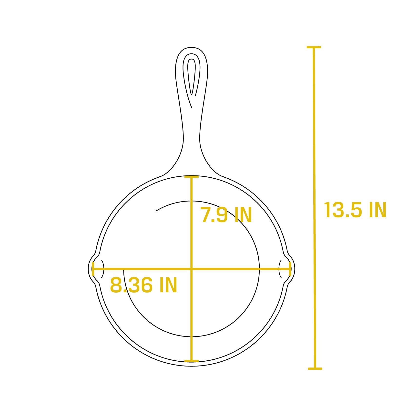 Lodge Chef Collection 8 Inch Cast Iron Skillet LC8SK IMAGE 7