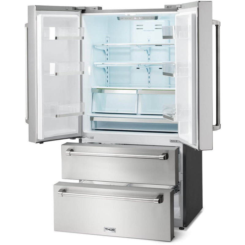 TRF3602 Thor Kitchen 36inch, 22.5 cu. ft. CounterDepth French 4Door