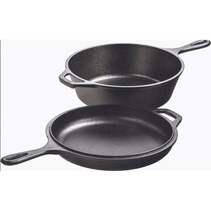 Lodge 3 L Cast Iron Combo Cooker LCC3 IMAGE 1
