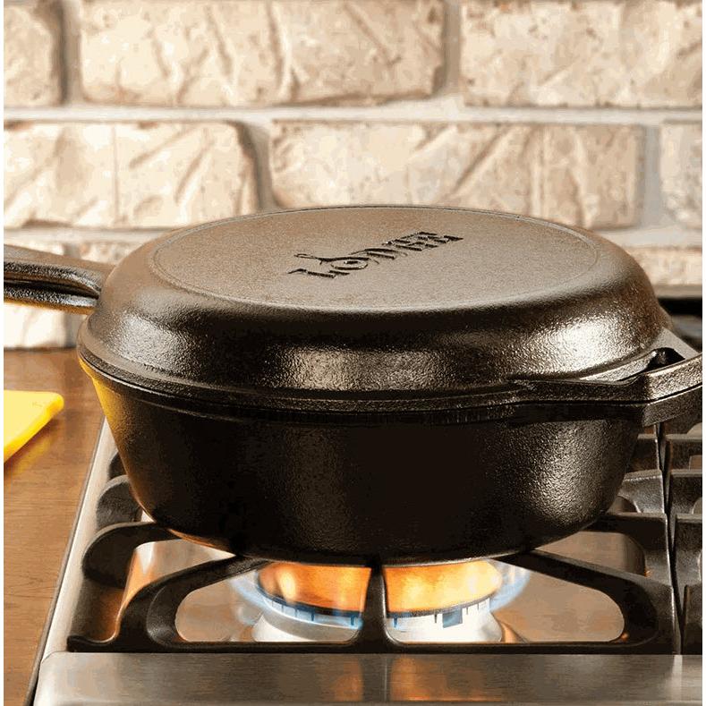 Lodge 3 L Cast Iron Combo Cooker LCC3 IMAGE 2
