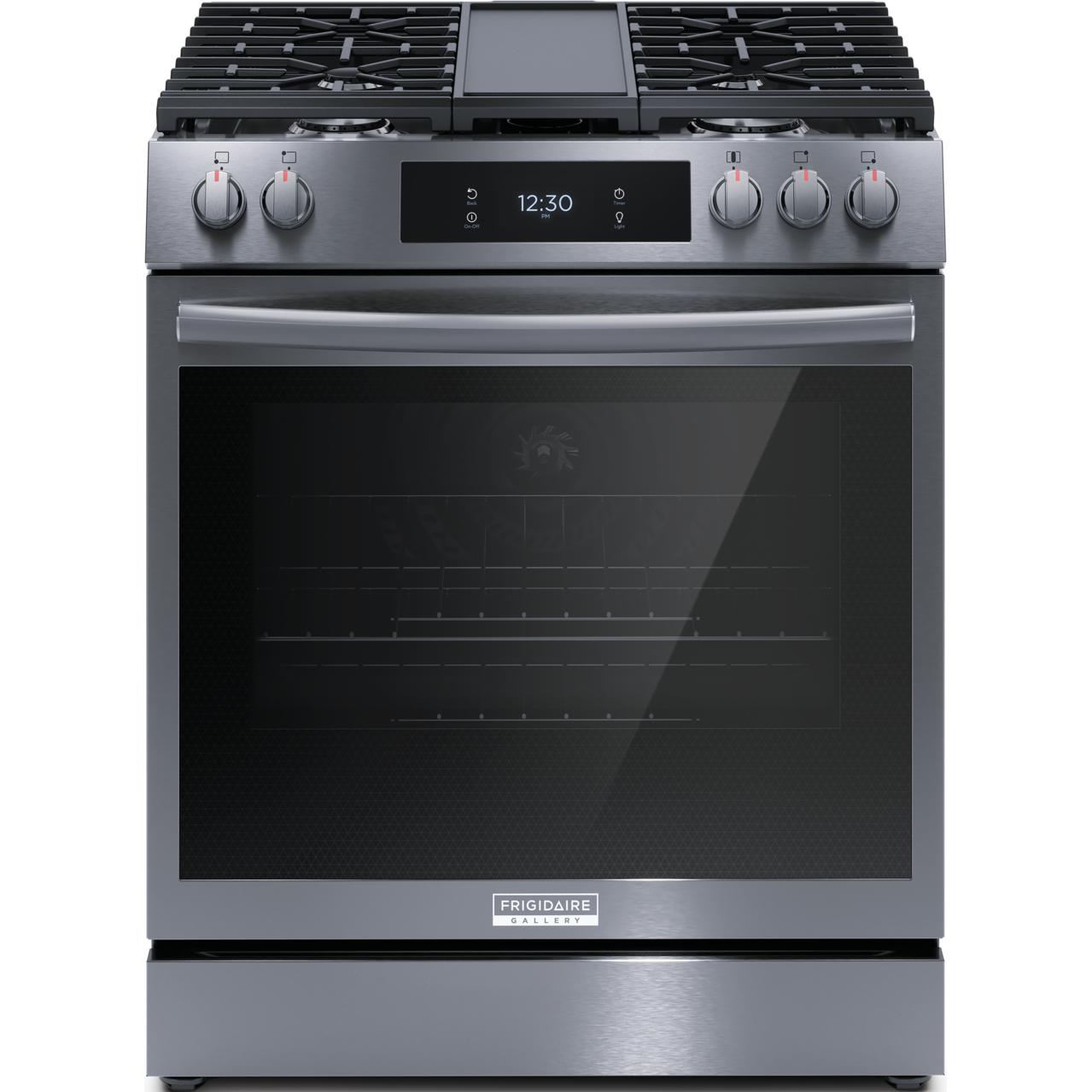 Frigidaire Gallery 30-inch Freestanding Gas Range with Convection Technology GCFG3060BD IMAGE 1