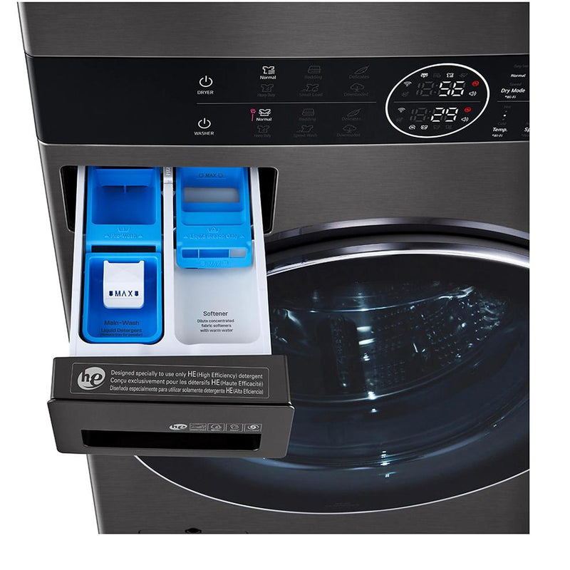 LG Stacked Washer/Dryer Electric Laundry Center WKHC202HBA IMAGE 10
