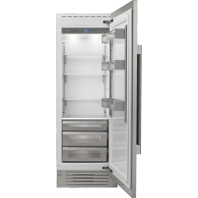 Fulgor Milano 30-inch, 17.44 cu. ft. Refrigerator F7SRC30S1-R IMAGE 2